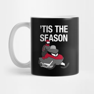 Snowmobile Season (red) Mug